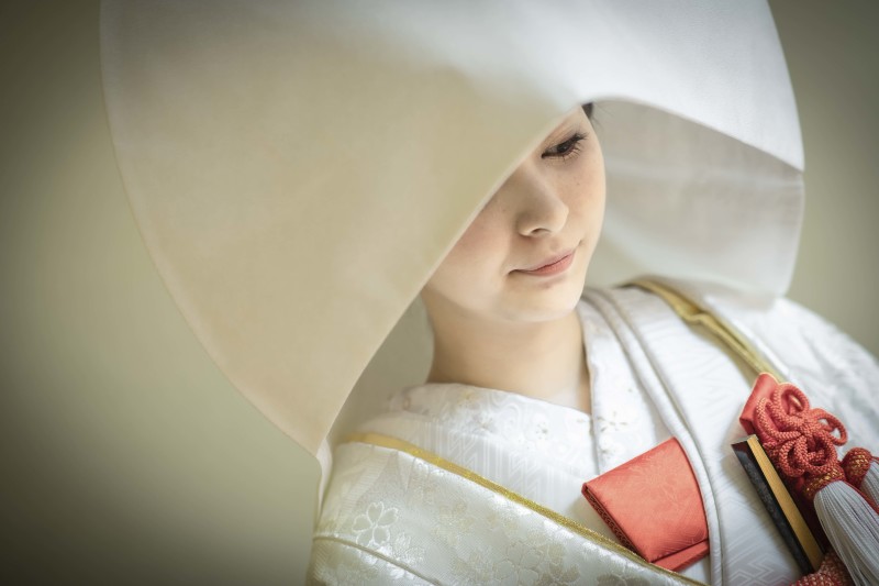 綿帽子の雰囲気合わせてしっとりとしたイメージ