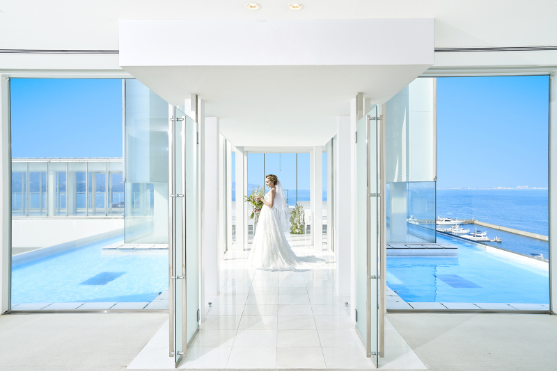 【リトル婚】ホテルマリノアリゾート福岡　少人数婚 洋装セレモニー＆洋装フォトプラン(洋装2着)