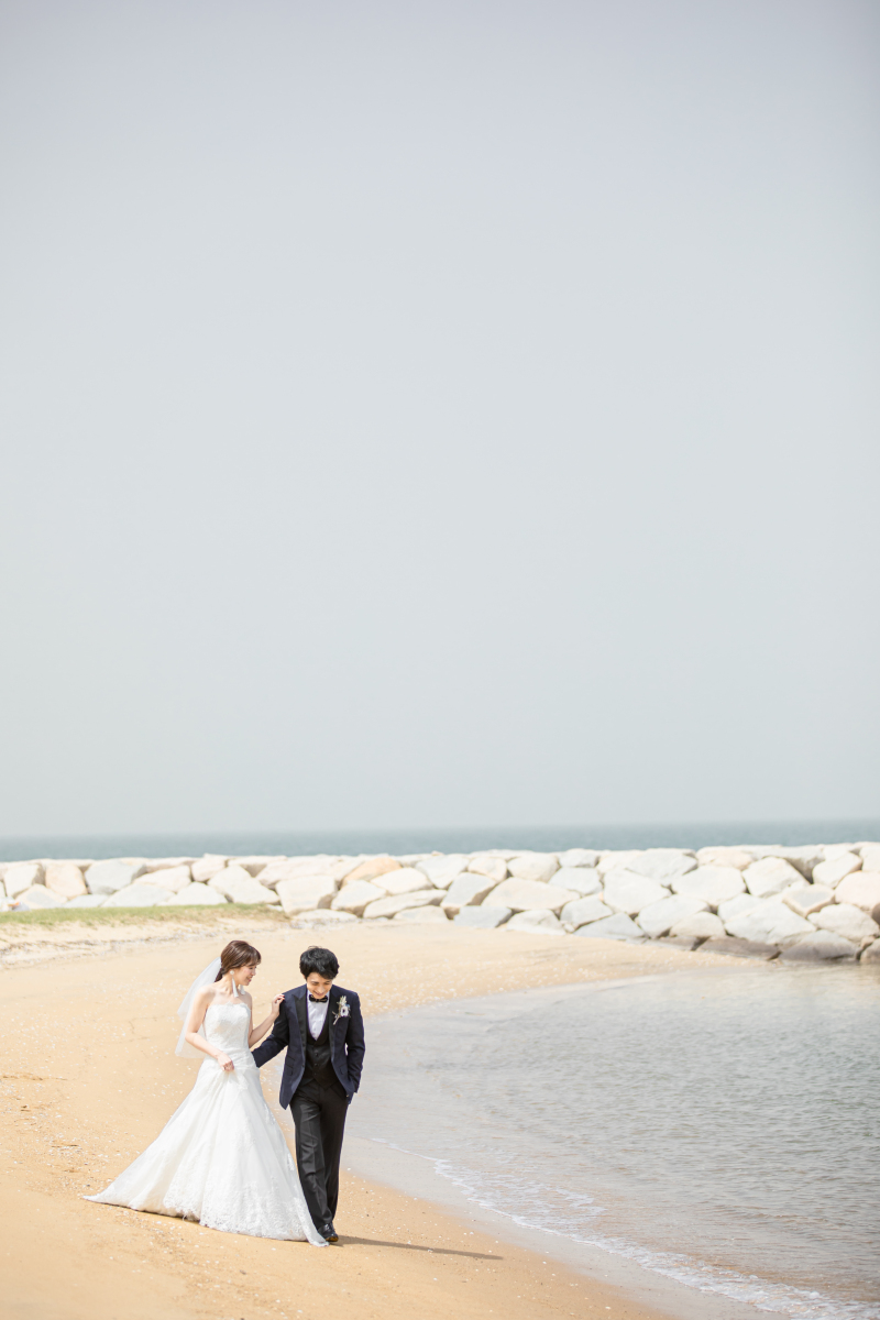 今だけ３万OFF！【福浜海岸】全カットプラン（衣裳1着）新婦ヘアメイク＋着付＋衣裳小物＋髪飾り＋全データ150カット納品