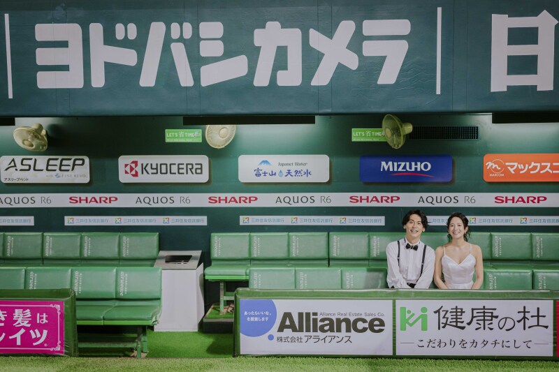 【福岡限定！憧れのドーム撮影が叶えられる！！】福岡PayPayドームロケーションフォトプラン（洋装1着）衣装ランクフリー