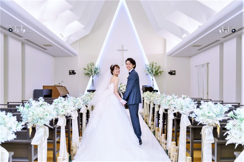 【今なら50%OFF 】前撮りと挙式がセットの「リトル婚」洋装前撮り&洋装セレモニーの洋装プラン