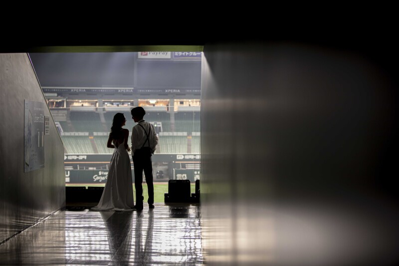 【福岡限定！憧れのドーム撮影が叶えられる！！】福岡PayPayドームロケーションフォトプラン（洋装1着）衣装ランクフリー