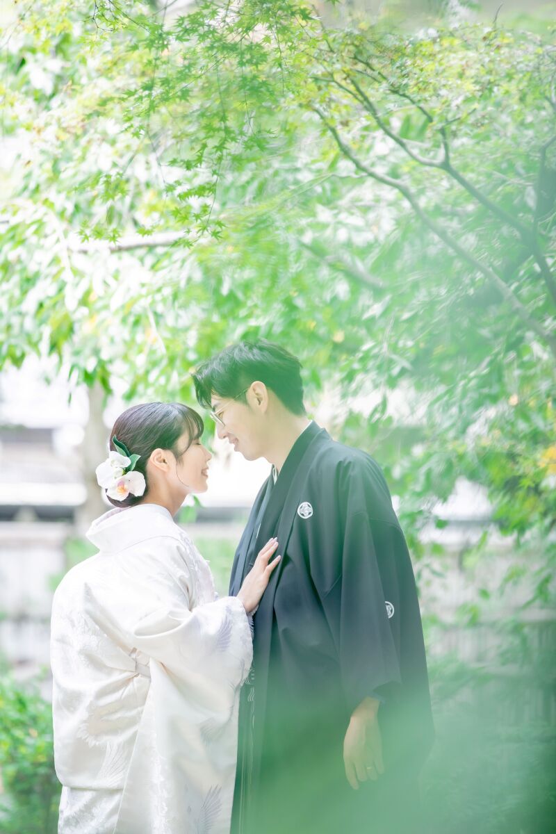 今だけ３万OFF！【楽水園】全データ付きプラン（衣裳1着）新婦ヘアメイク＋着付＋衣裳小物＋髪飾り＋全データ150カット納品