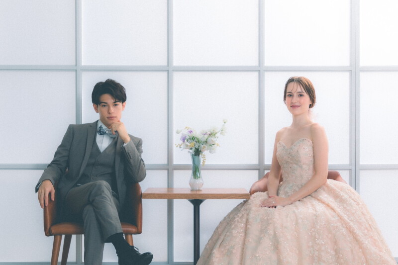 【年内撮影先取り！】新婦2着(洋装)✦25％オフ✦スタジオ撮影プラン《全データ付》