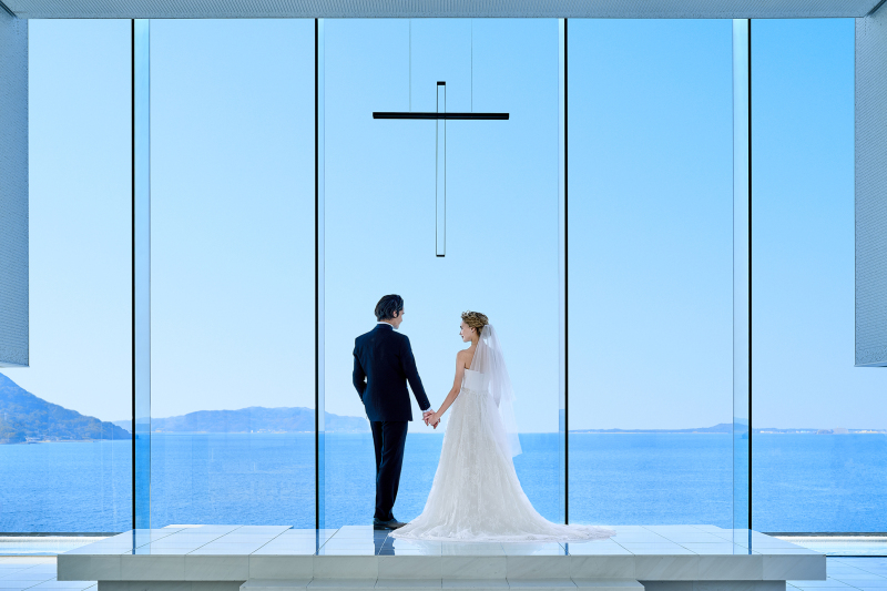 【リトル婚】ホテルマリノアリゾート福岡　少人数婚 洋装セレモニー＆洋装フォトプラン(洋装2着)