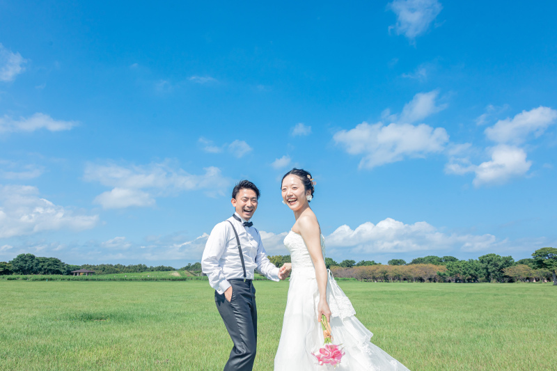 今だけ３万OFF！【海の中道】洋装フォトプラン（衣裳1着）新婦ヘアメイク＋着付＋衣裳小物＋髪飾り＋全データ150カット納品