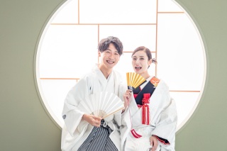 【1日で完結！準備が簡単でリーズナブル】クイック和装or洋装プラン　《新婦衣裳アップグレードなしコミコミプラン♪》