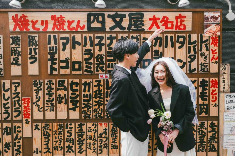 今だけ３万OFF！【大名街ロケ】フォトプラン（衣裳1着）新婦ヘアメイク＋着付＋衣裳小物＋髪飾り＋全データ150カット納品