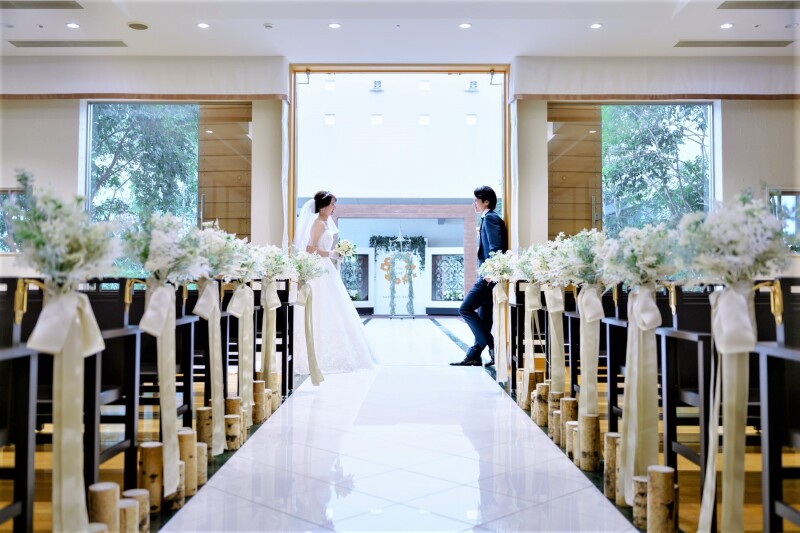 【今なら50%OFF 】前撮りと挙式がセットの「リトル婚」洋装前撮り&洋装セレモニーの洋装プラン