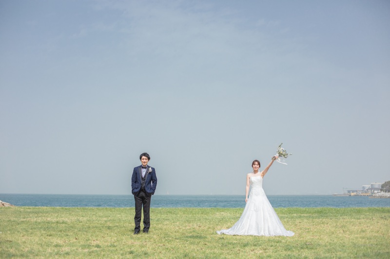 今だけ３万OFF！【福浜海岸】全カットプラン（衣裳1着）新婦ヘアメイク＋着付＋衣裳小物＋髪飾り＋全データ150カット納品