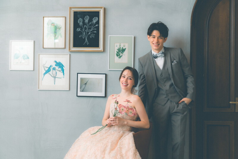【夏得◆7-9月撮影限定】新婦2着(洋装）✦35％オフ✦スタジオ撮影プラン《全データ付》