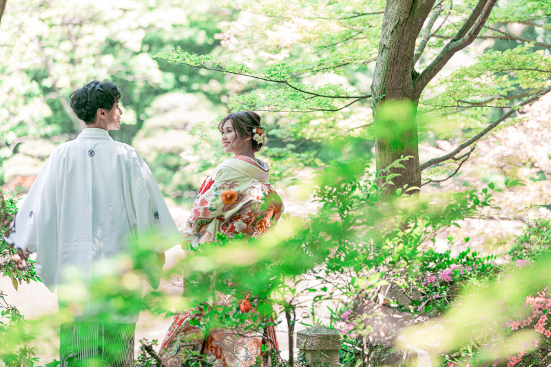 今だけ３万OFF！【友泉亭】和装フォトプラン（衣裳1着）新婦ヘアメイク＋着付＋衣裳小物＋髪飾り＋全データ150カット納品