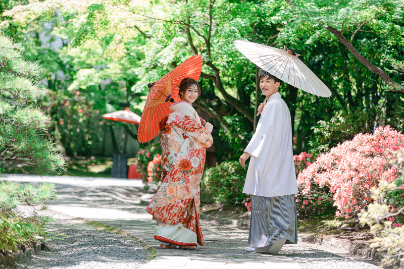 今だけ３万OFF！【友泉亭】和装フォトプラン（衣裳1着）新婦ヘアメイク＋着付＋衣裳小物＋髪飾り＋全データ150カット納品