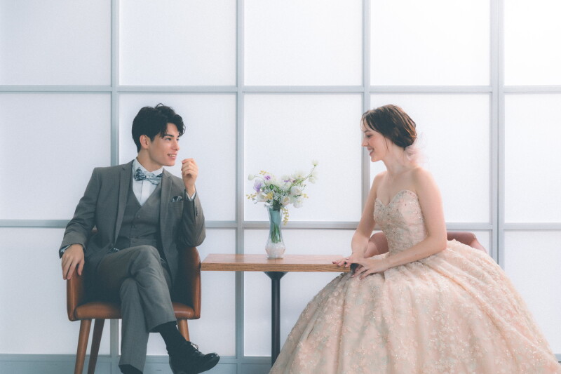 【1日完結!準備が簡単でリーズナブル】クイック和洋装プラン 《新婦衣裳アップグレードなしコミコミプラン♪》