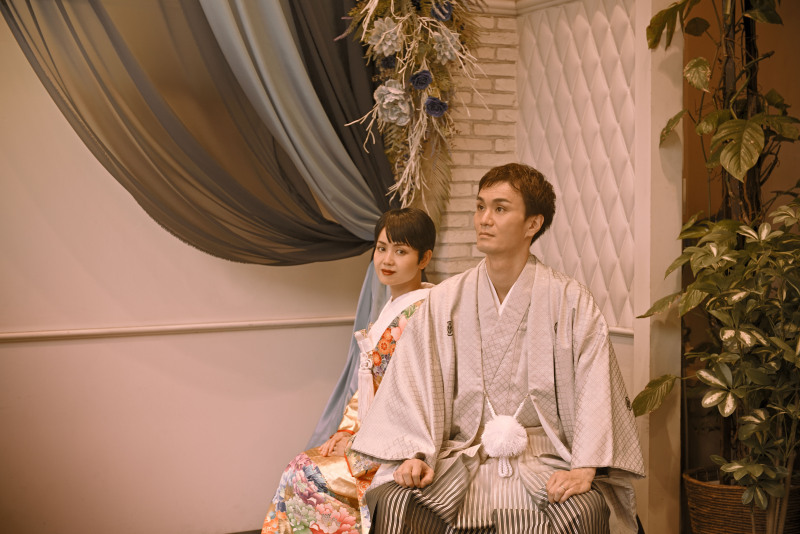 少しクールに大人っぽく撮影したい！和装スタジオ＆プチロケプランにて。