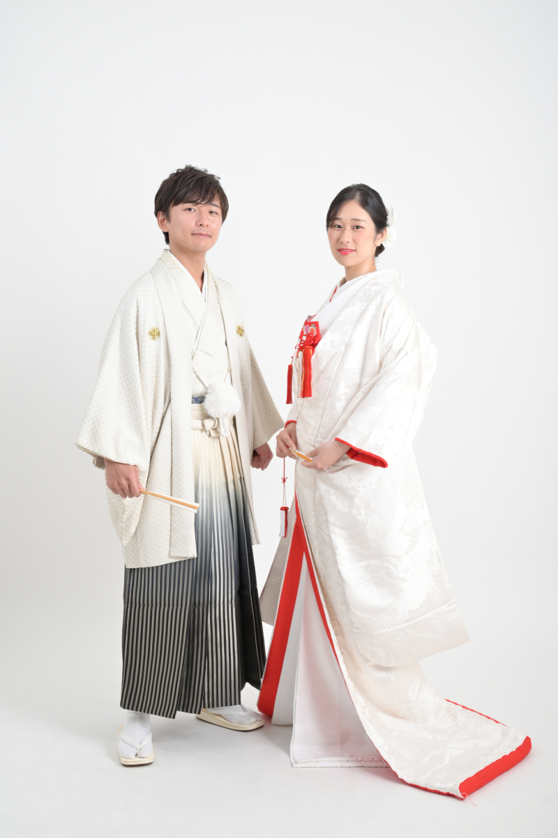 まずは、花嫁様らしく、白無垢でぱちり♪