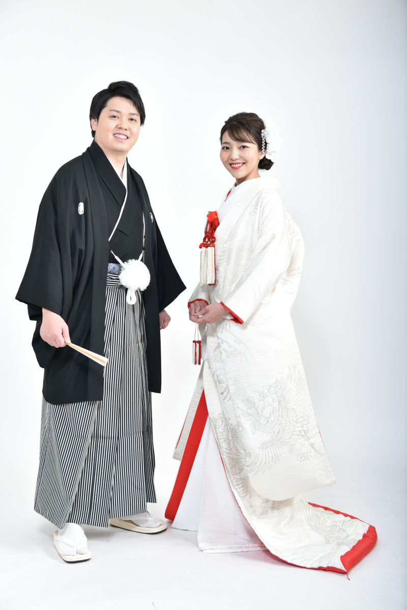 和装は、型物も撮影もしっかりスタジオで撮影！