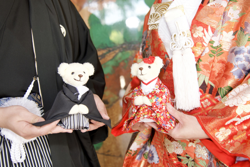 大好きなお母さまからのプレゼントも一緒に撮影