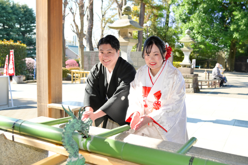 今回は結婚奉告祭プラン♪