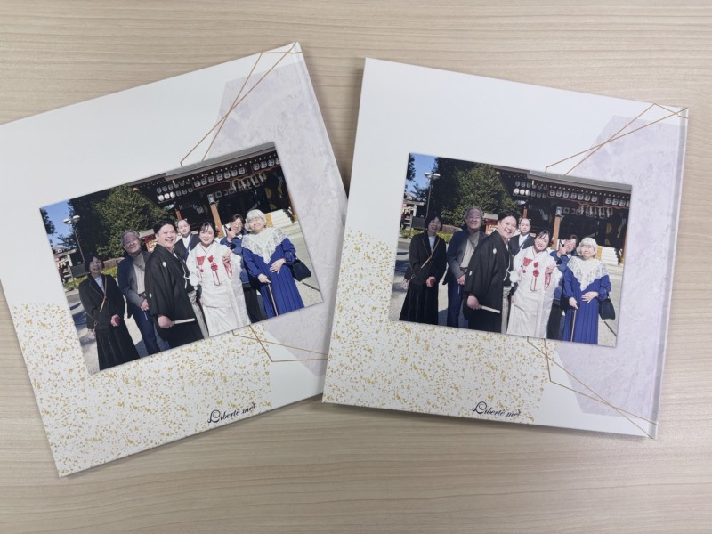 背景は、やっぱり家族全員集合!