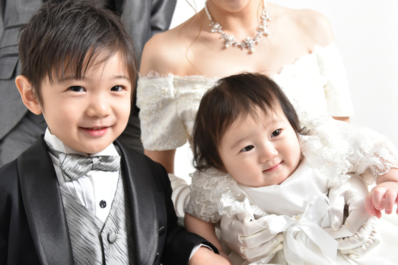 今回はお子様と一緒に撮影がメイン!というお客様