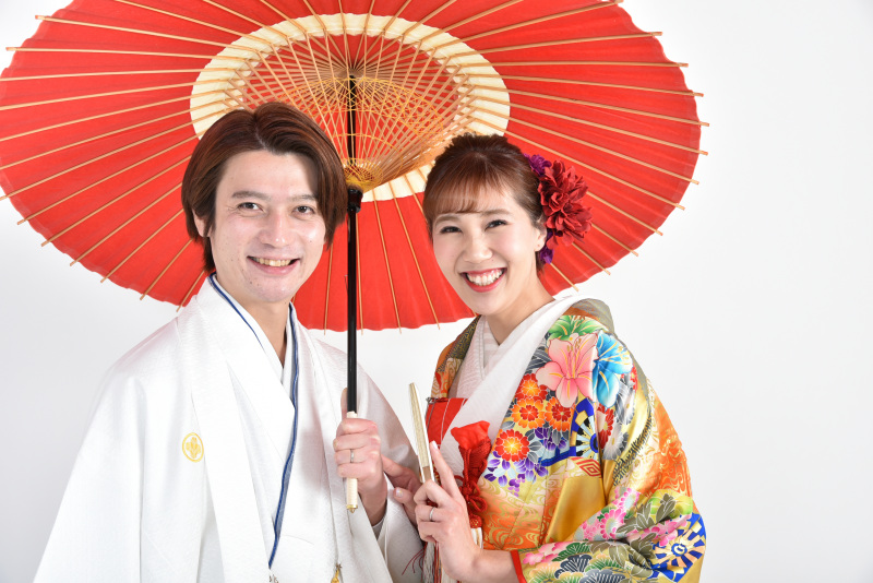 洋装の次は和装撮影へ!