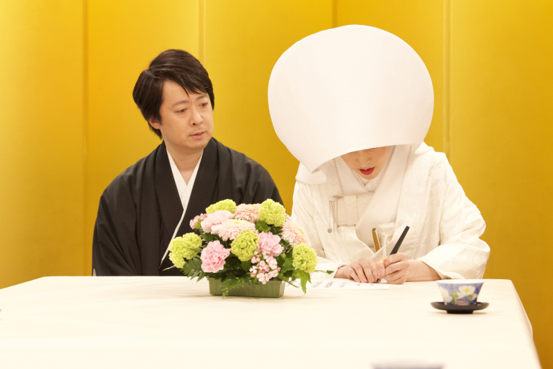 お支度が終わり、さあ、結婚式へ。