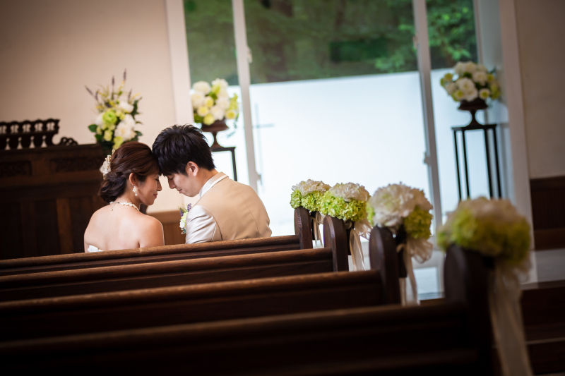 ウエディングサロンリーベルミースタジオ_チャペルで撮影できる