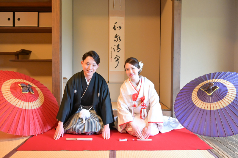 ウエディングサロンリーベルミースタジオ_色打掛・着物が豊富