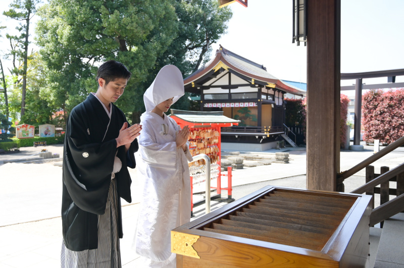 ウエディングサロンリーベルミースタジオ_神社・寺院で撮影できる