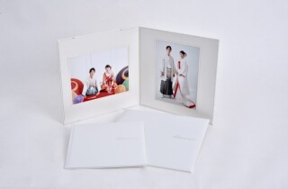 六切写真(見開き2面・台紙付き)