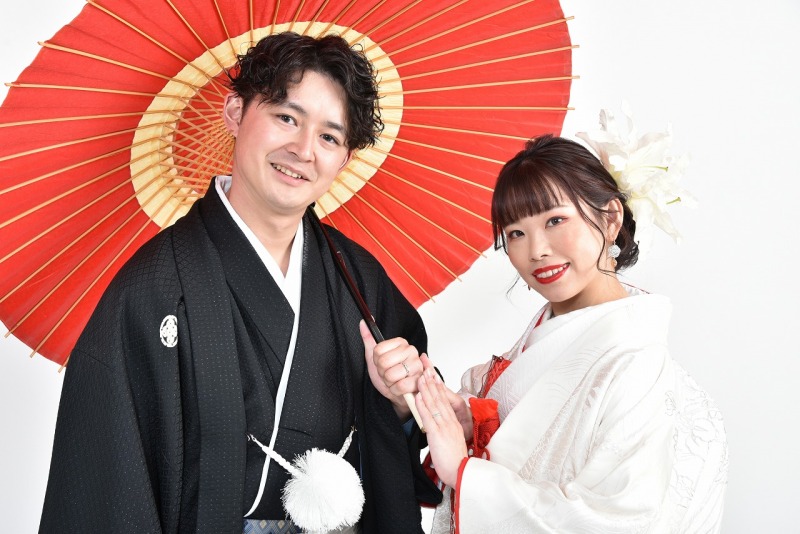 直前割★限定日★限定3組【打掛2着】豪華スタジオフォトプラン。全データ100カット付きで81,400円&rarr;55,000円