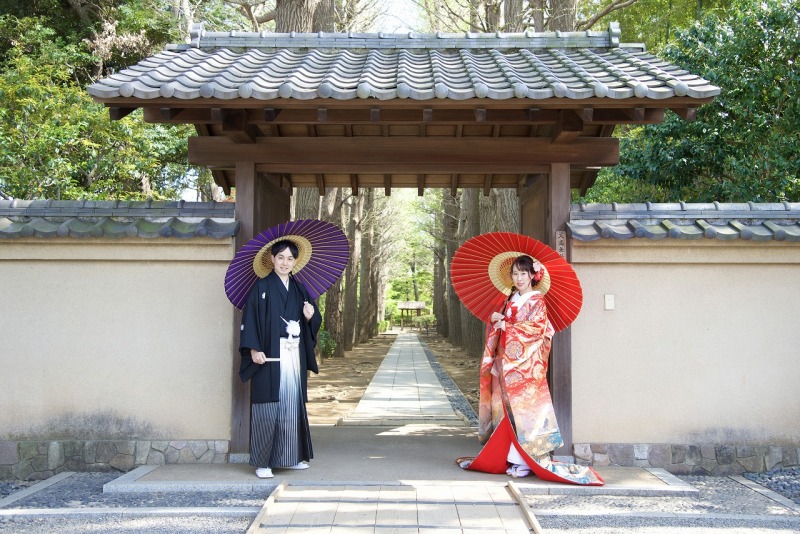 4月★春の桜フォトツアー♪【和装】ロケーションフォト　安心送迎車付き・太田黒公園（日本庭園）にて撮影　全データ100カット付き　