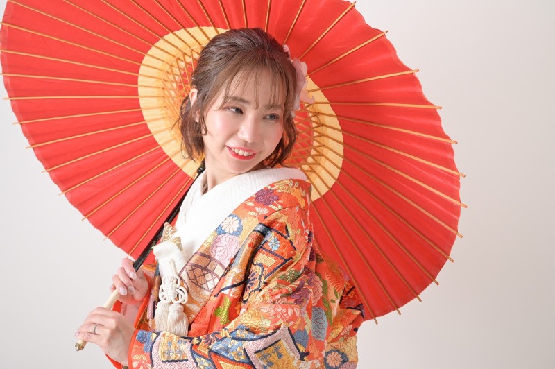 7・8月のお客様【和装&洋装】せっかくなら両方撮影したい!豪華プラン。衣裳差額なし♪スタジオフォトプラン全データ140カット付き