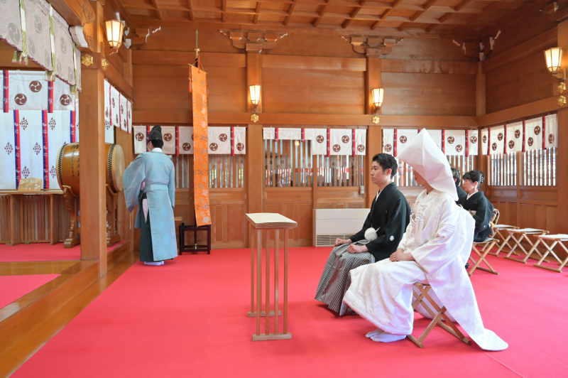 10・11月【和装】沼袋氷川神社にて結婚奉告式プラン♪ 雨天でも決行可◎