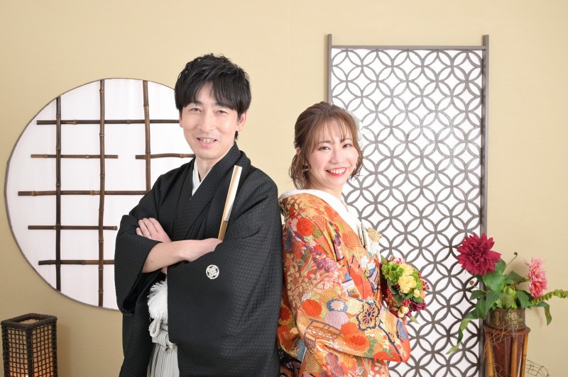 7・8月のお客様【和装&洋装】せっかくなら両方撮影したい!豪華プラン。衣裳差額なし♪スタジオフォトプラン全データ140カット付き