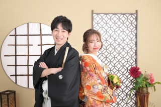 5月GW限定日☆当日完結【1日限定1組】和装スタジオフォトプラン。全データ70カット付き81,400円&rarr;59,400円