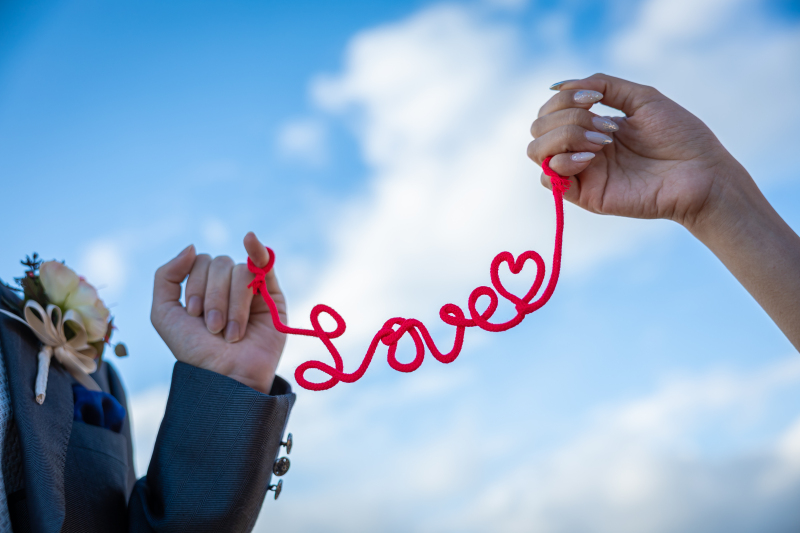 LOVEをつなぐ手