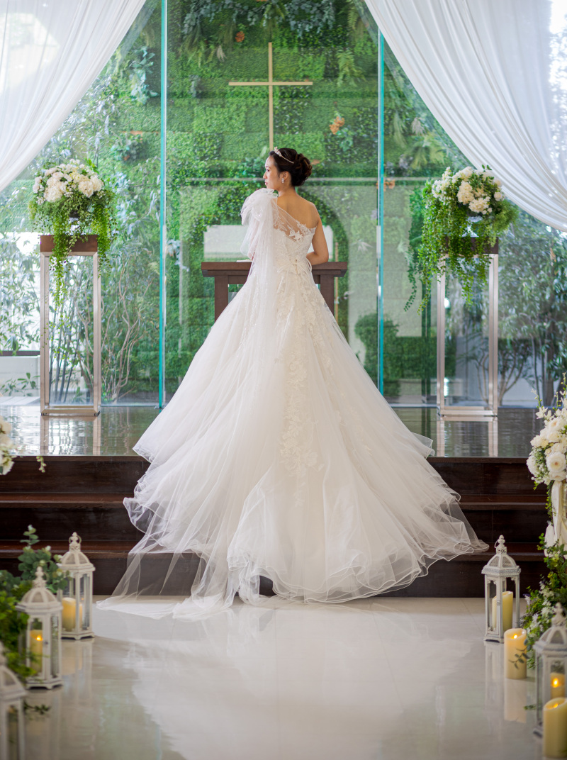 新婦様のバックショット