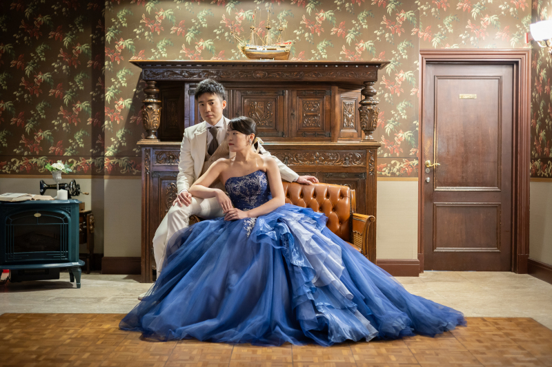 アンティークに囲まれて