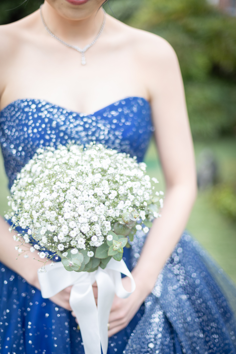 まずはドレス＆ブーケのお写真