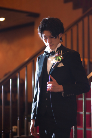 新郎ヘアセット