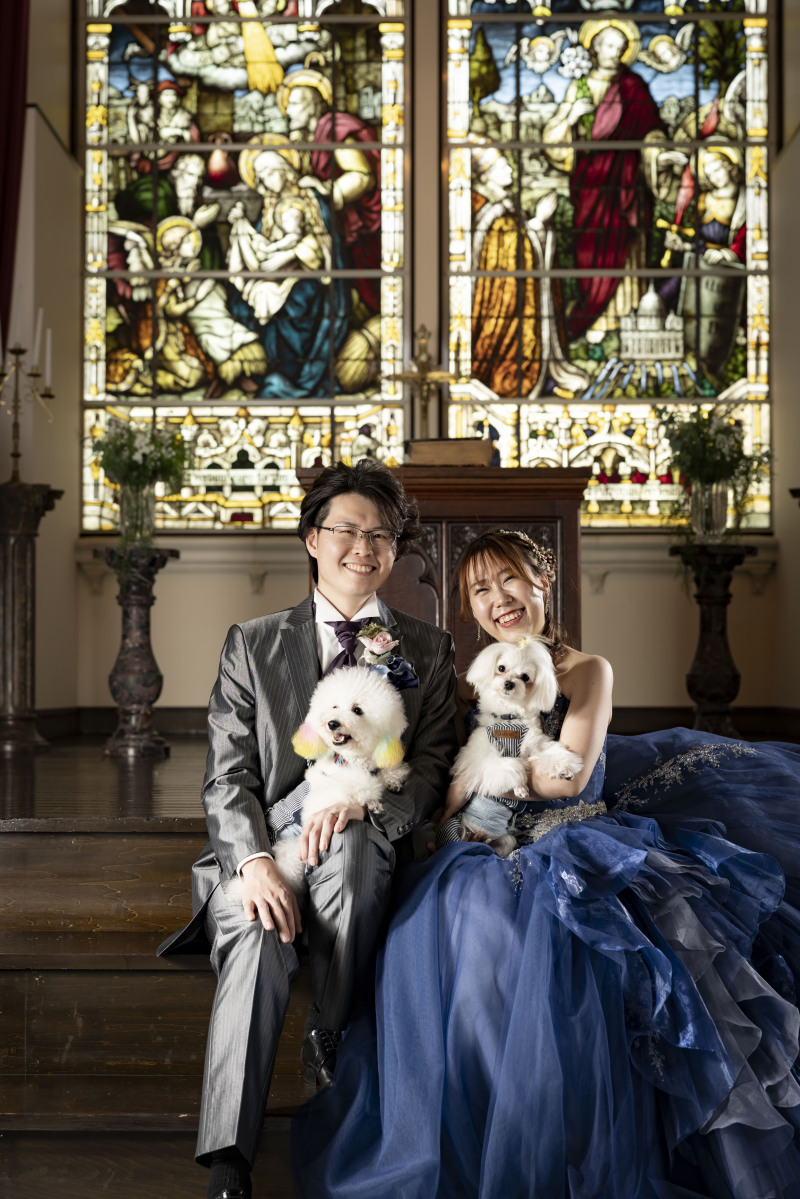 【大切な家族と一緒に】愛犬と叶えるペットフォトウエディングプラン