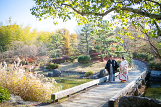 日本庭園や竹林 自然の中で撮影をお楽しみいただけます