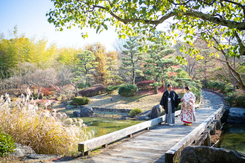 【びわこ文化公園】和装1着ロケーションフォトプラン