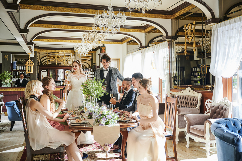 【フォトW&会食】洋装フォト&お食事2名様分付2