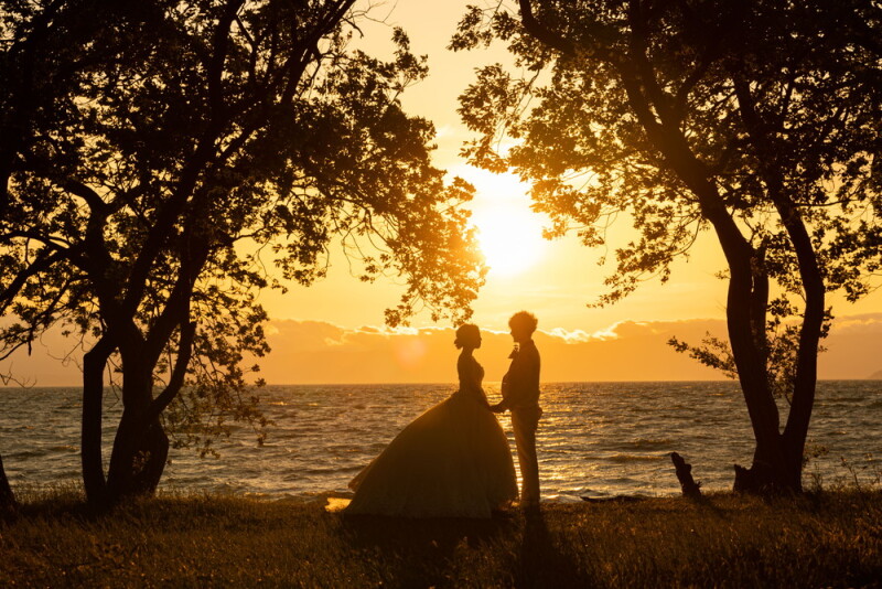 【毎日1組限定】琵琶湖でサンセットロケフォトプラン