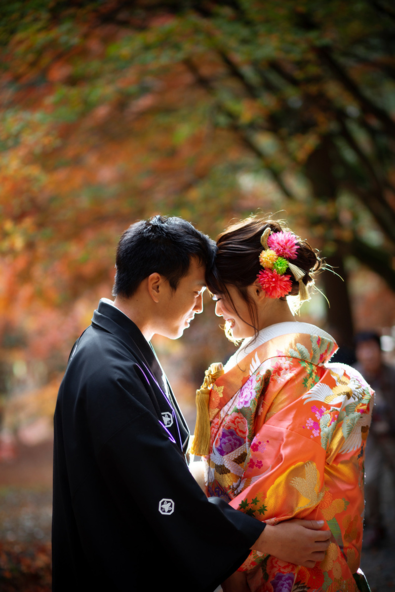 「鶏足寺」紅葉フォトプラン