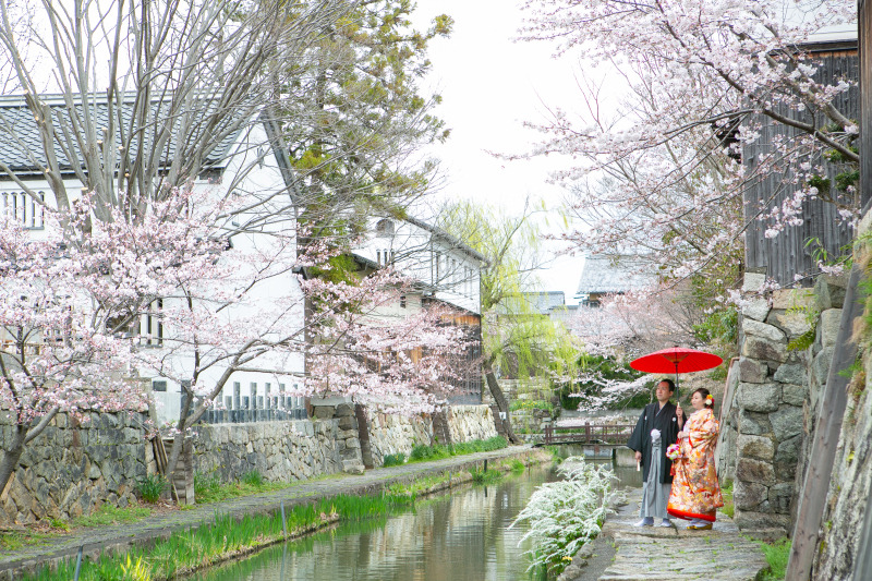 【八幡堀】和装1着ロケーションフォトプラン