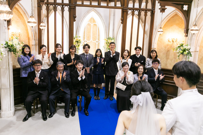 ご新郎家の皆様とファーストミート